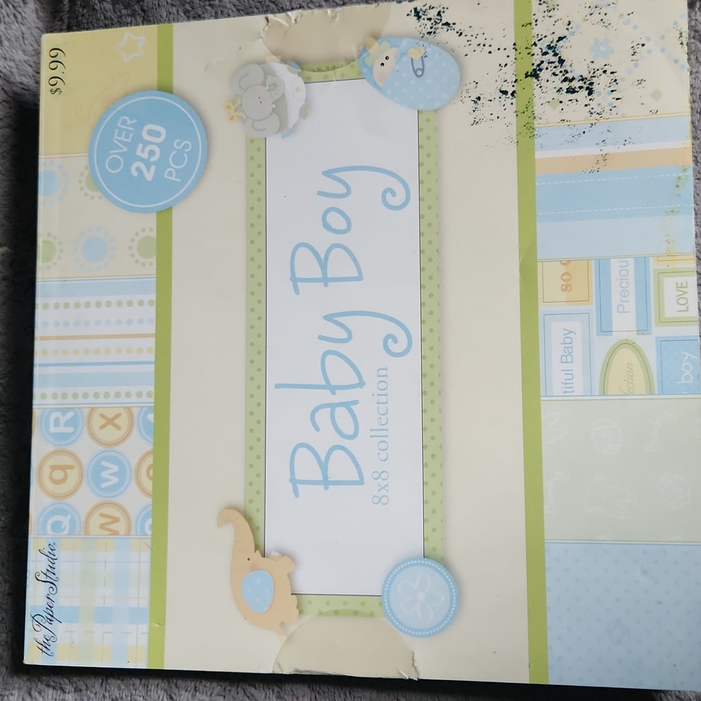 The Paper Studio | Baby Boy 8x8 Collection